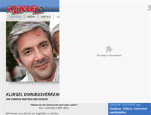 Tablet Screenshot of klingel-reisen.de